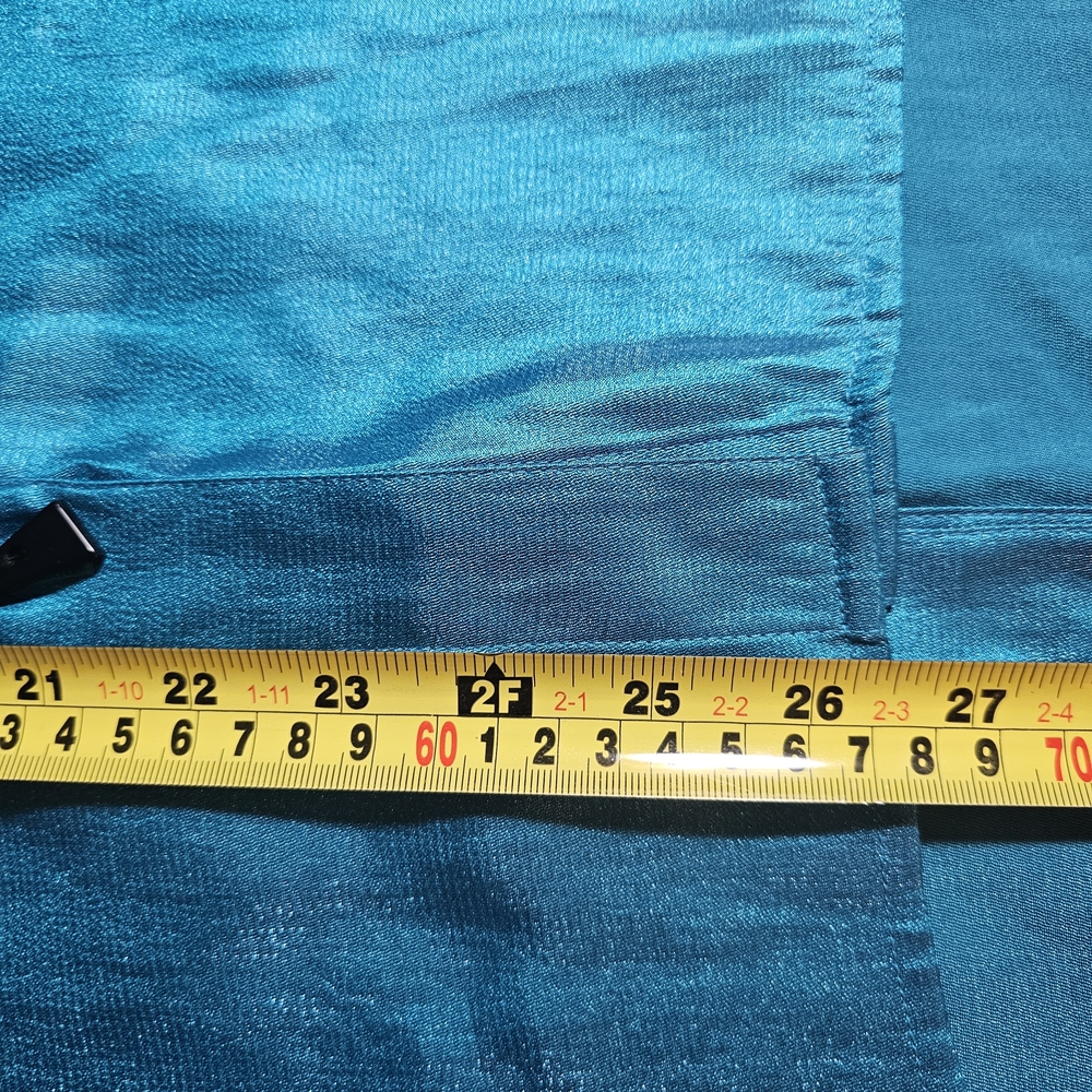 Multiples Women's Vibrant Blue/Green Button-Down … - image 5